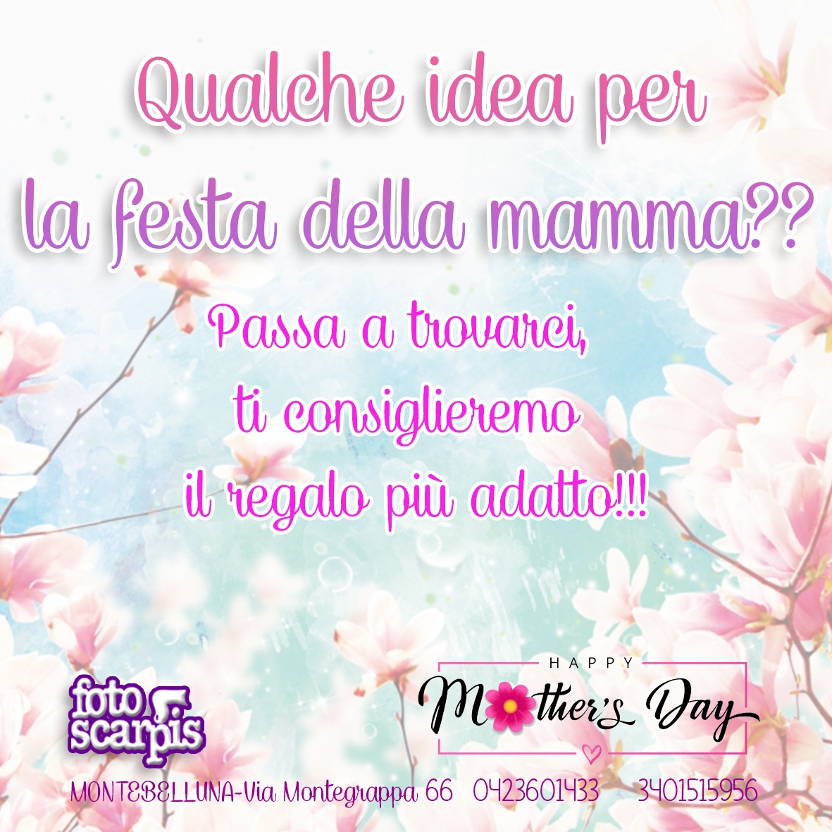 Da noi trovi molte idee carine per fare un regalo originale alla tua mamma!